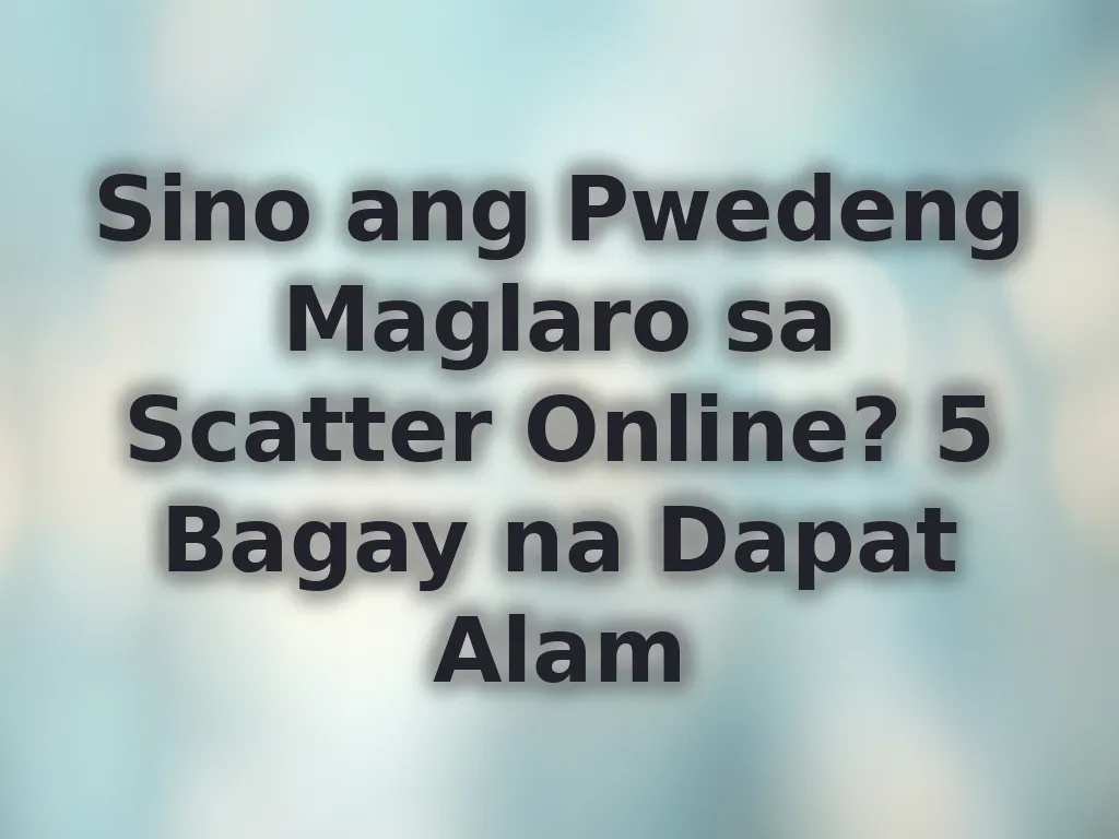 Mga panuntunan sa paglalaro